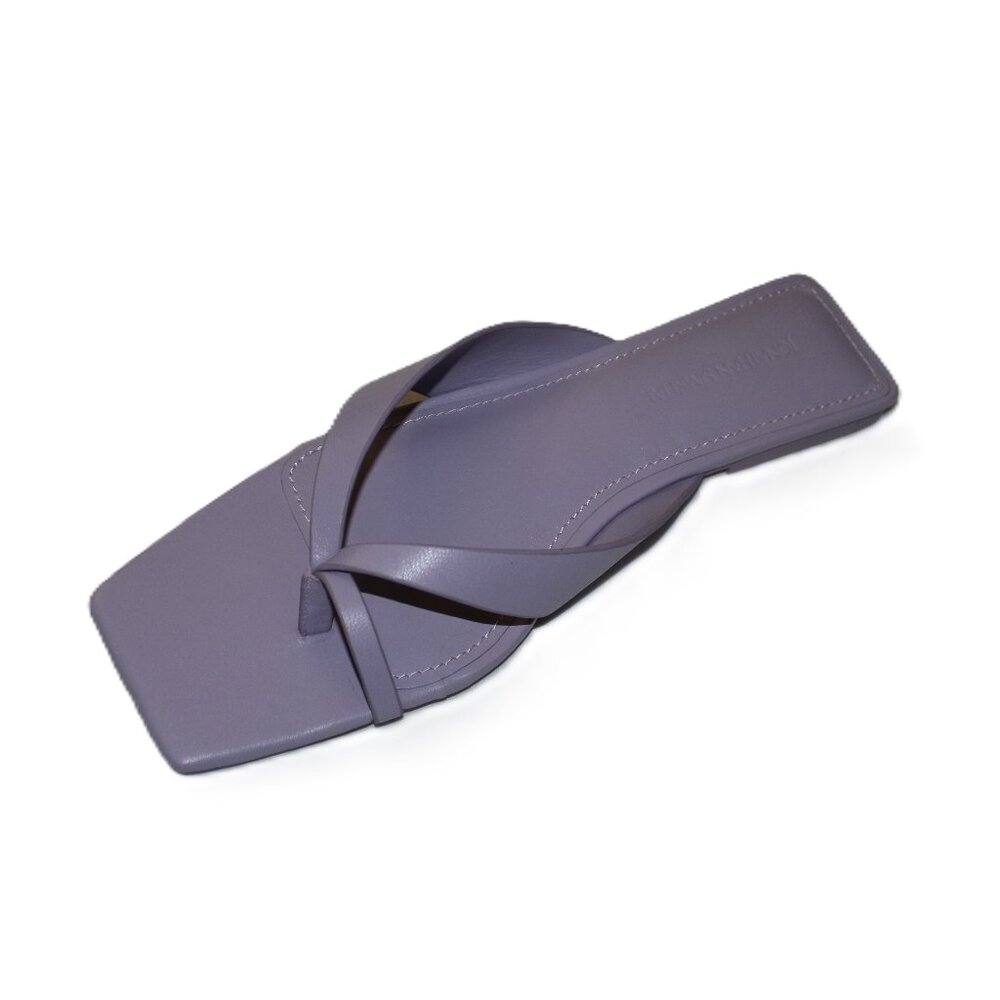 JONATHAN SIMKHAI LUPINE SHAE SQUARE TOED FLAT SANDALS EU41
